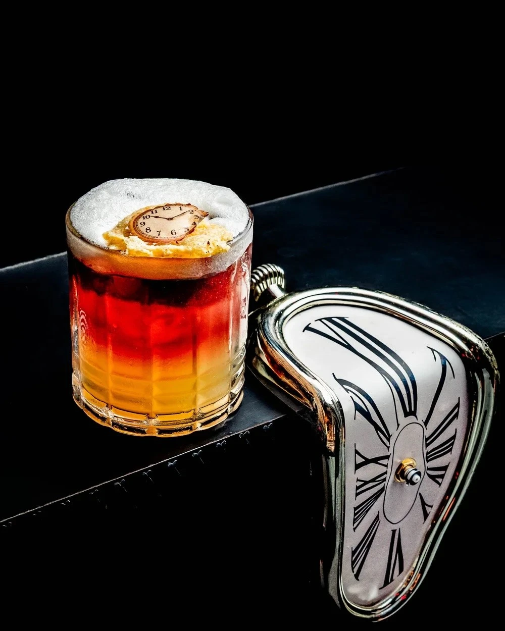 Memória Derretida, drink inspirado em Salvador Dalí