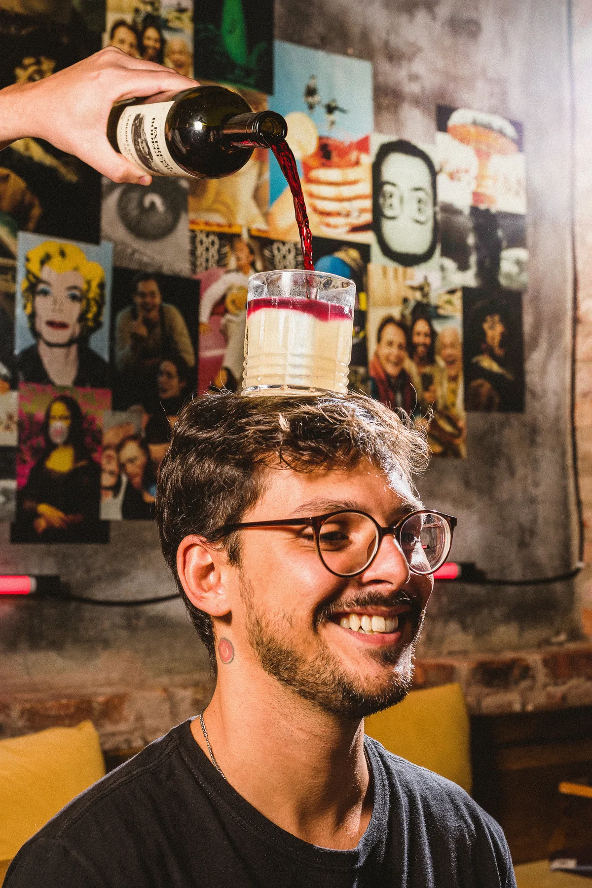 Vinho na cabeça
